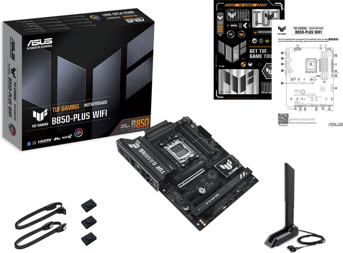 ASUS TUF GAMING B850-PLUS WIFI Moederbord - AM5 - ATX