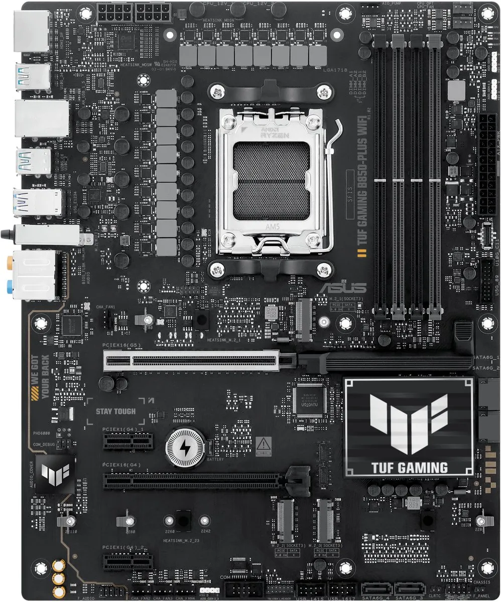 ASUS TUF GAMING B850-PLUS WIFI Moederbord - AM5 - ATX