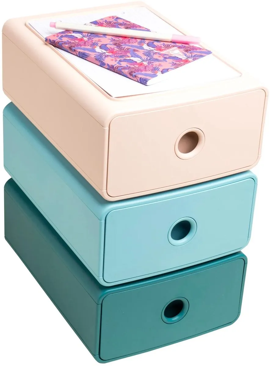 Exacompta Tiny Box 1 Lade Geassorteerd - 3x