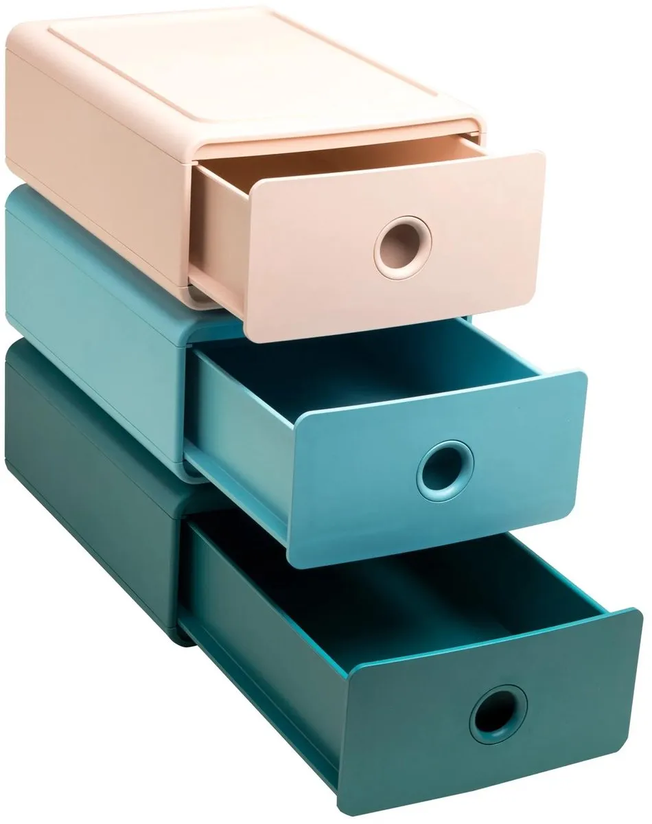 Exacompta Tiny Box 1 Lade Geassorteerd - 3x