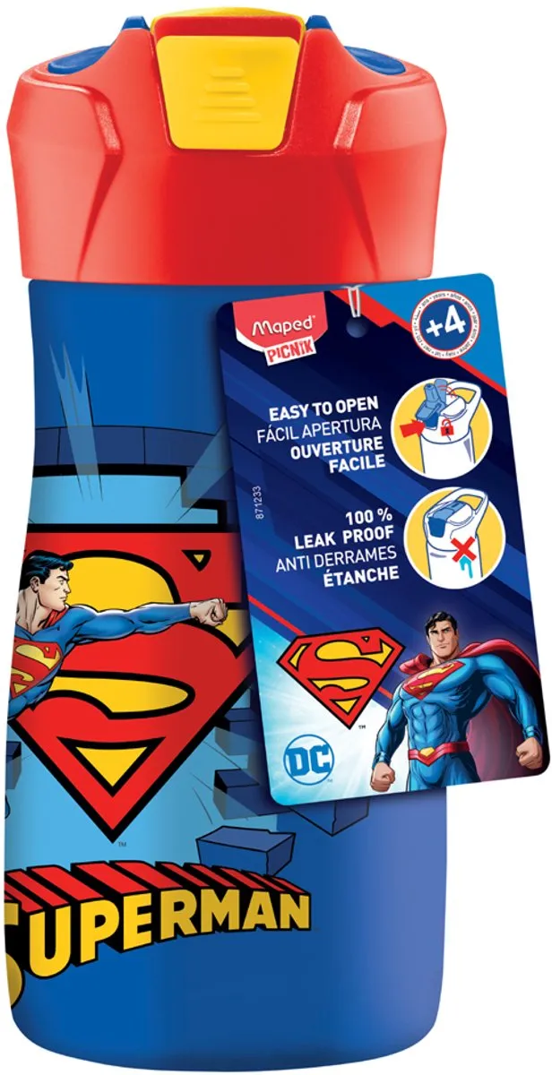 Maped Picnik Drinkfles Superman 0,43L