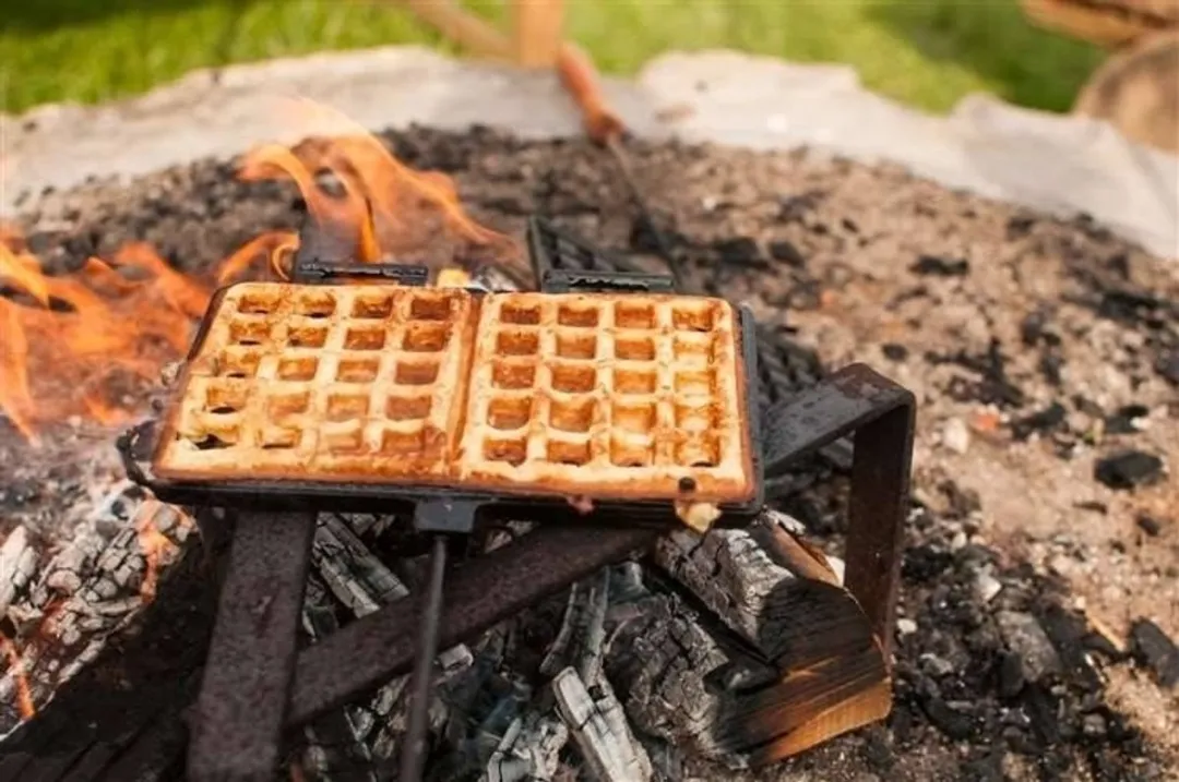 Petromax Wafel vuur-ijzer LANG