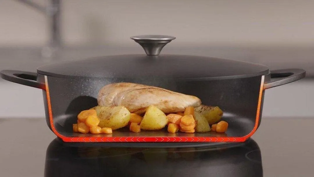 Tefal Trattoria Hapjespan Ø28cm - Gietijzer - Zwart - afbeelding 5 van 6