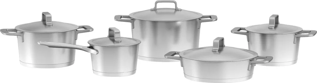 BergHOFF DiNA Meta 10-delige Kookpottenset - Metaal - afbeelding 6 van 6