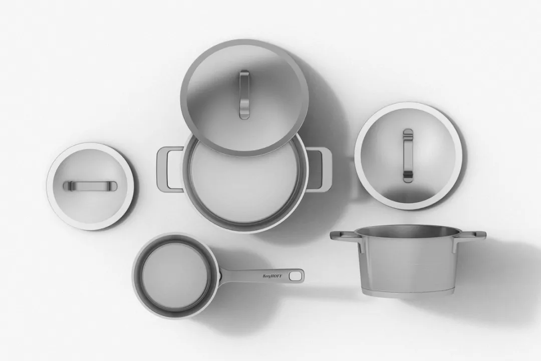 BergHOFF DiNA Meta 10-delige Kookpottenset - Metaal