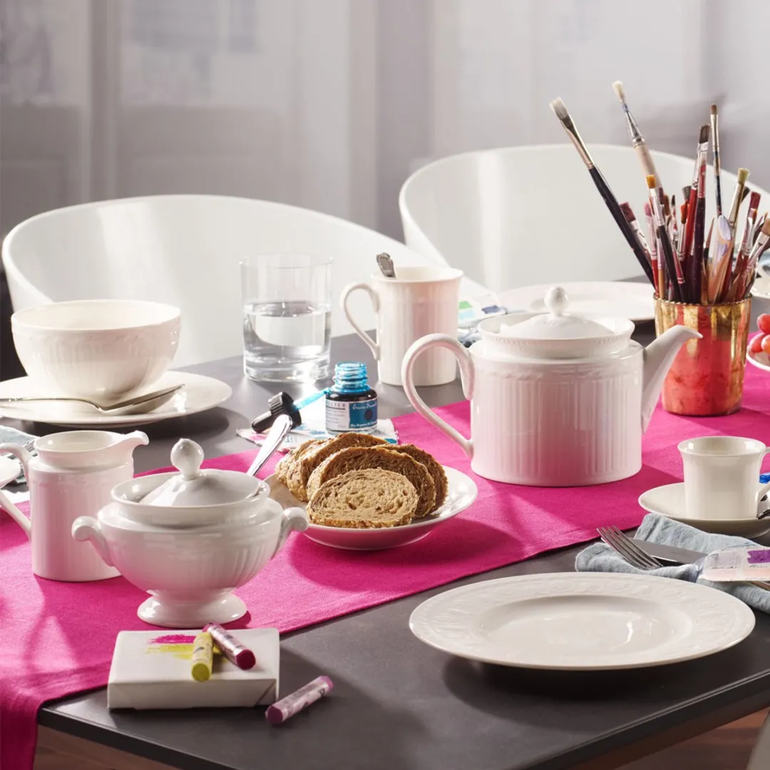 Villeroy & Boch Cellini Frühstücksteller Set 6 - Ø22cm - Wit-gekleurd