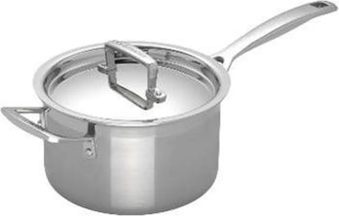 Le Creuset Magnetik Steelpan 16cm - Grijs - afbeelding 6 van 6