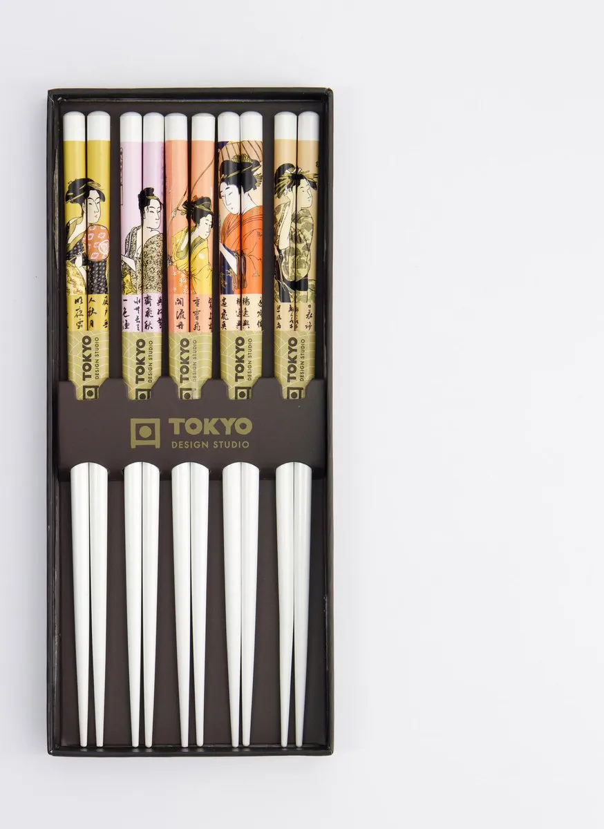 Tokyo Design Studio Geisha Eetstokjes - 5 Paar