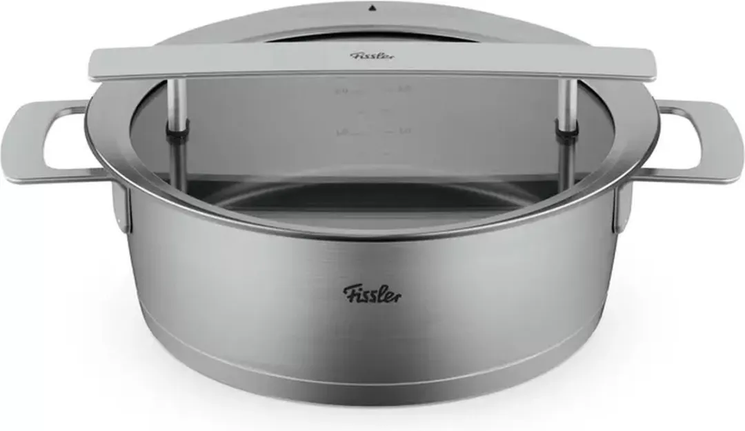 Fissler Phi Collection Lage Kookpot Ø20cm - 2.3L - Zilver