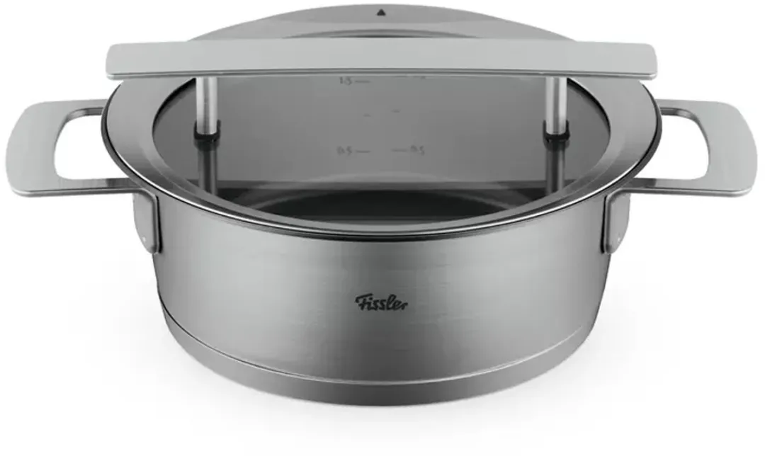 Fissler Phi Collection Lage Kookpot Ø20cm - 2.3L - Zilver - afbeelding 6 van 6