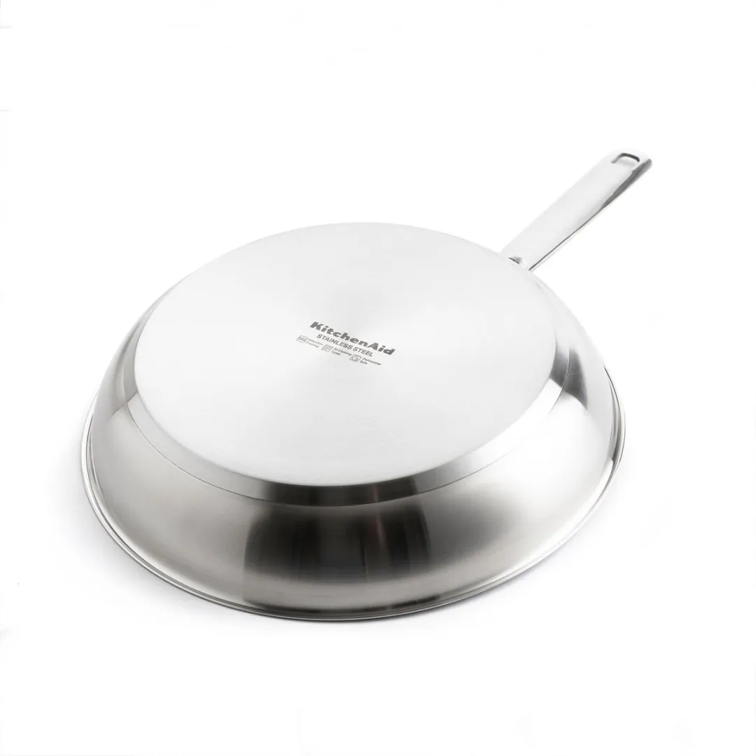 KitchenAid Keramische Koekenpannenset 3-delig 20/24/28cm - PFAS-vrij - Zwart/Zilver - afbeelding 6 van 6