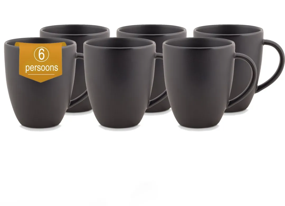 vtwonen Basic Mokken Set 6 Stuks