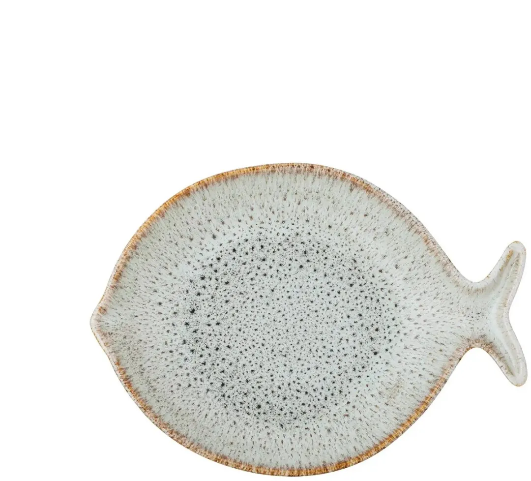 Bloomingville Serveerbord Fleur Aardewerk 27cm