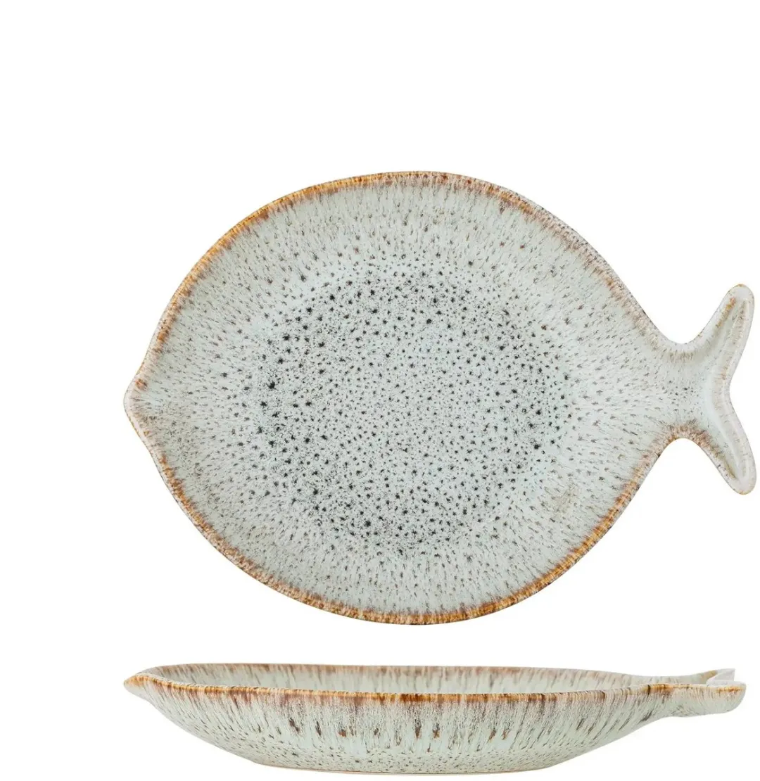 Bloomingville Serveerbord Fleur Aardewerk 27cm