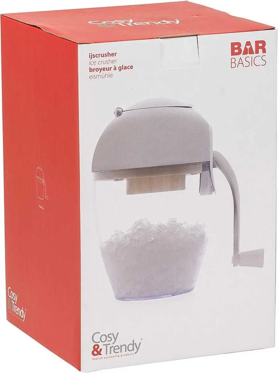 Cosy&Trendy IJs Crusher - 21cm Transparant/Chroom