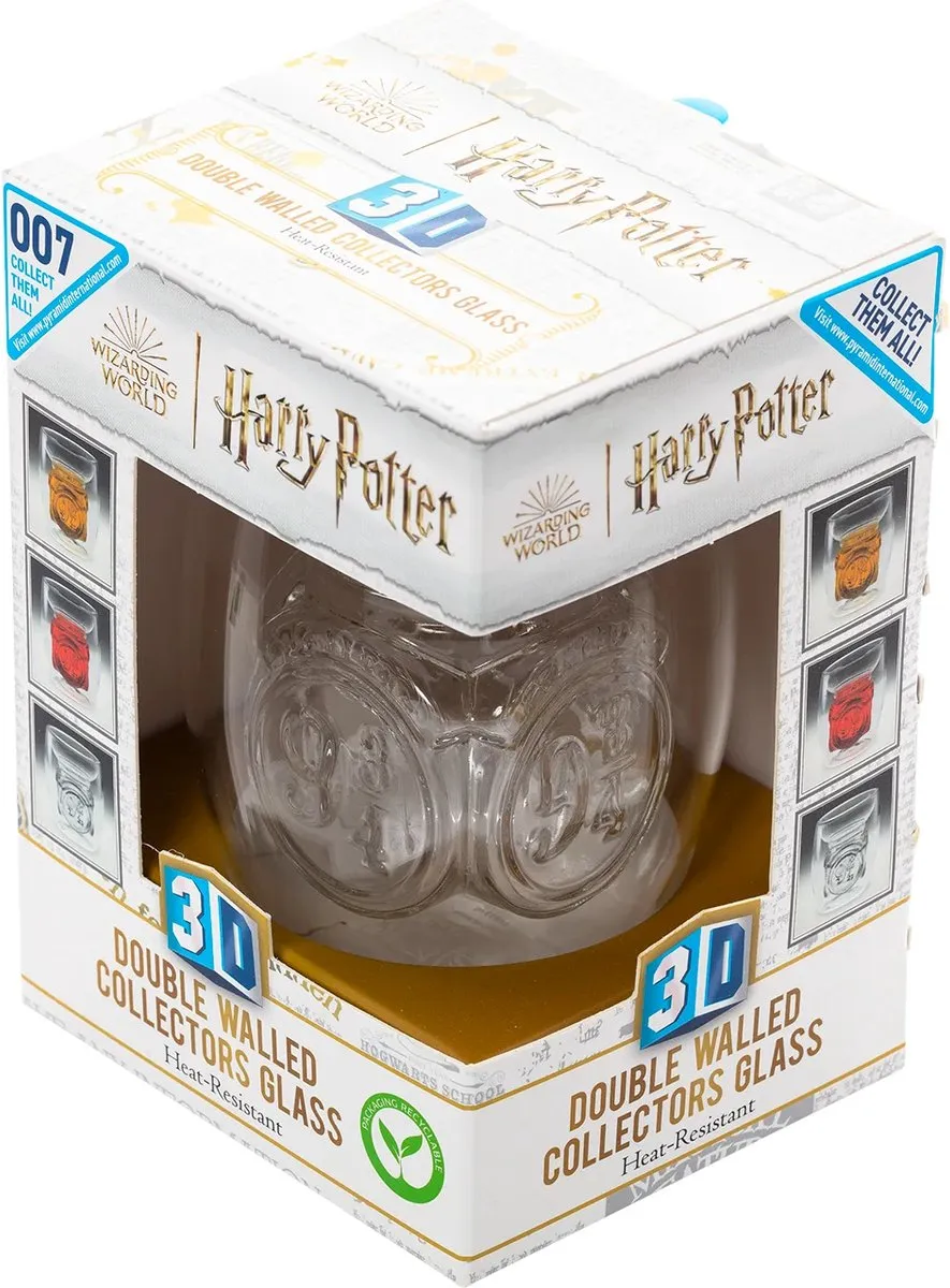 Harry Potter Platform 9 3/4 Drinkglas - Transparant