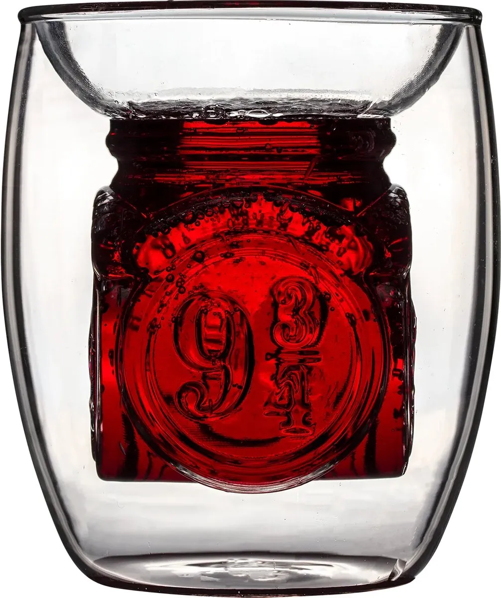 Harry Potter Platform 9 3/4 Drinkglas - Transparant