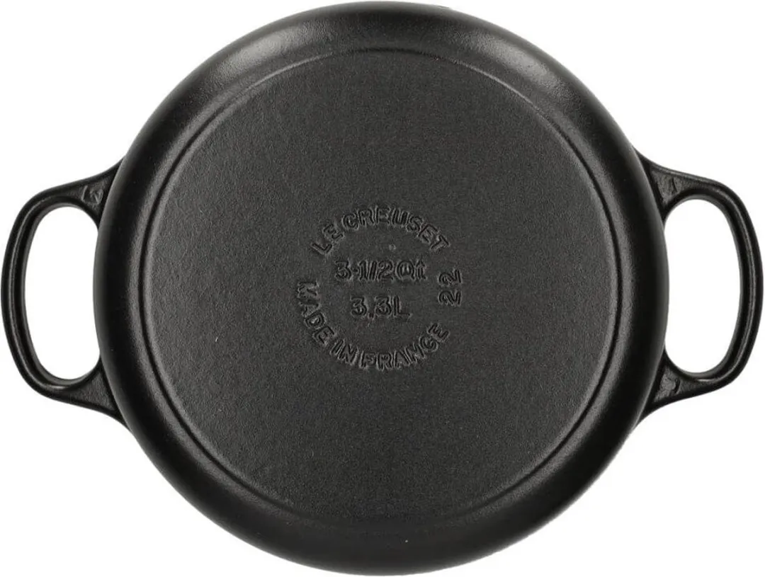 Le Creuset Signature Braadpan 3,3L - 22cm - Zwart - afbeelding 6 van 6