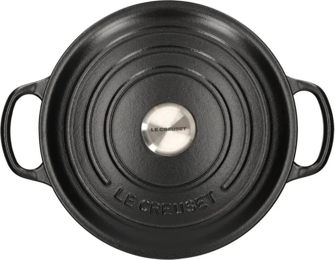 Le Creuset Signature Braadpan 3,3L - 22cm - Zwart