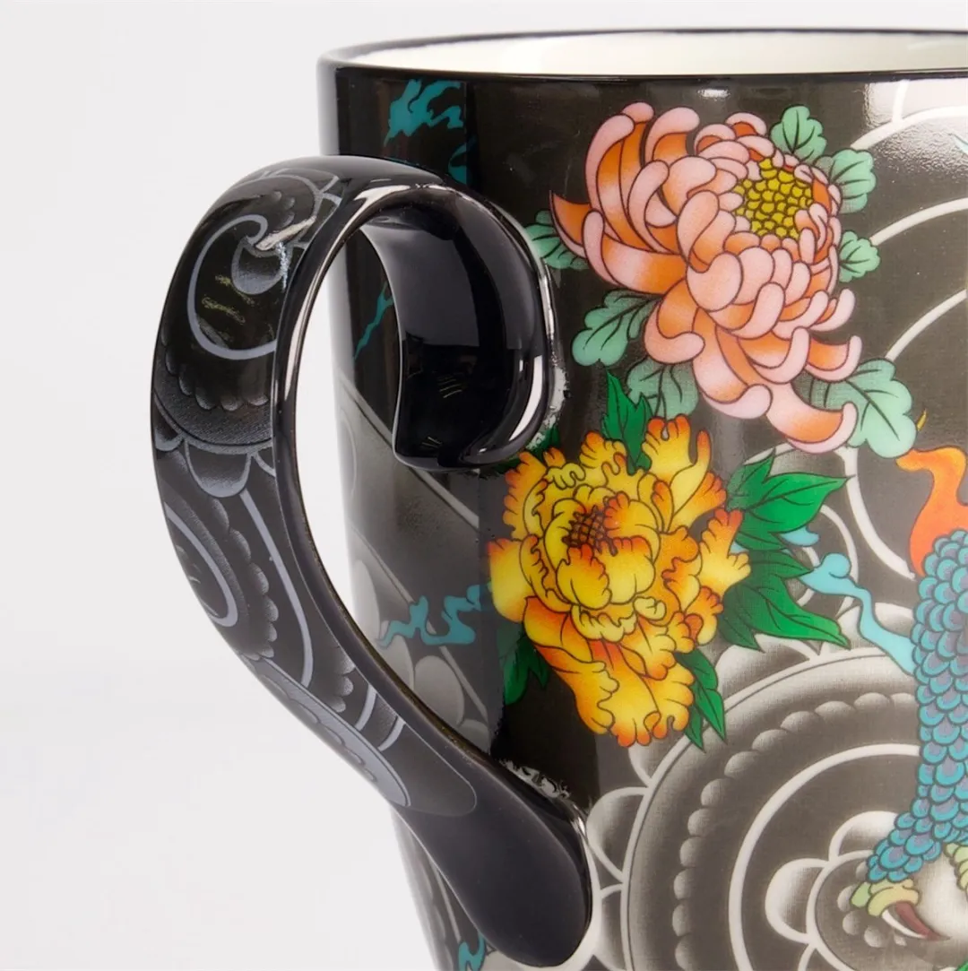 Tokyo Design Studio Yakuza Draak Mok 380ml - Blauw