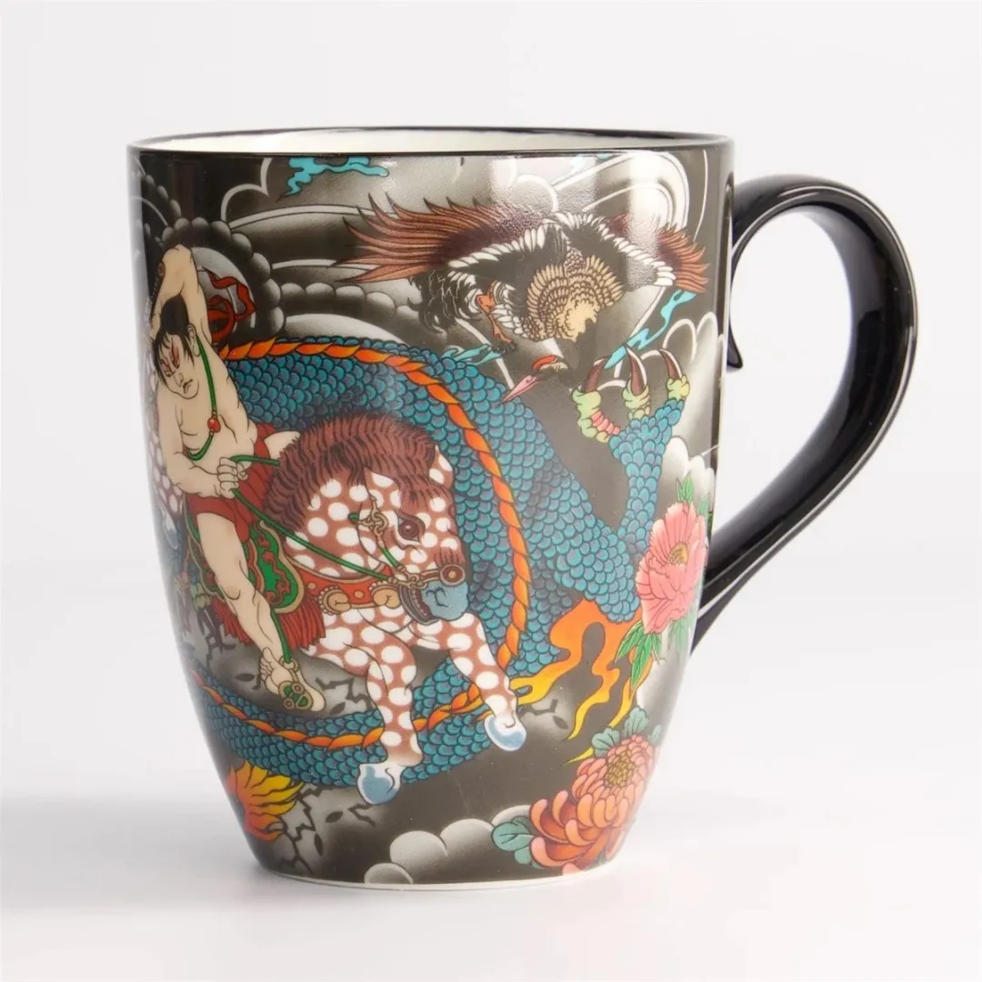 Tokyo Design Studio Yakuza Draak Mok 380ml - Blauw