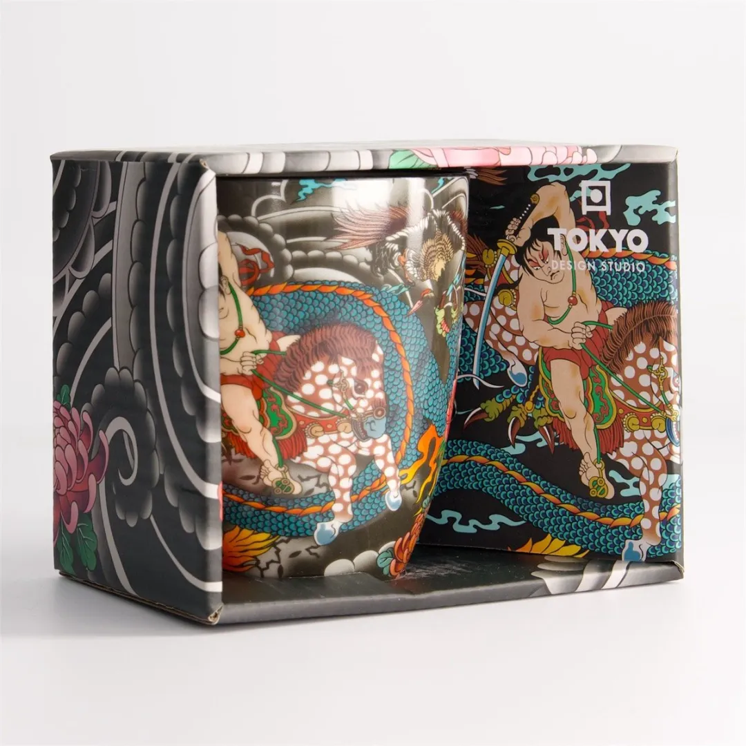 Tokyo Design Studio Yakuza Draak Mok 380ml - Blauw