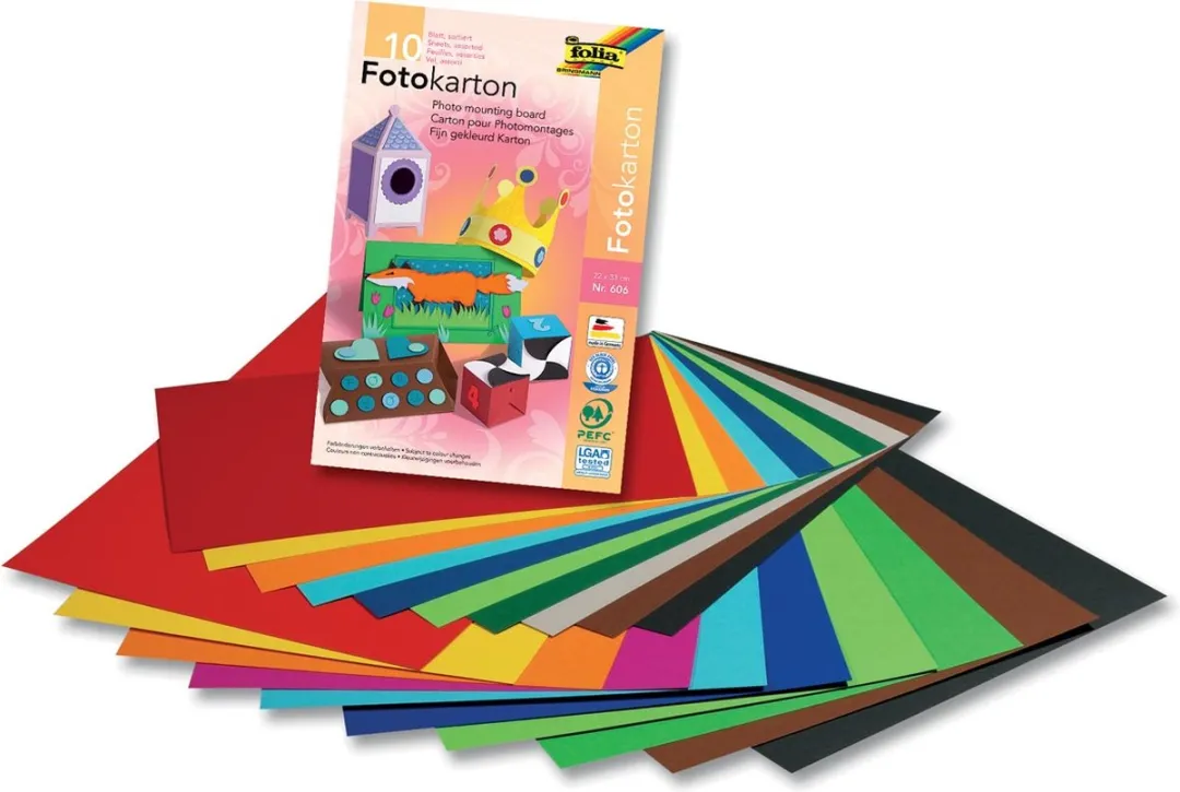 Folia Fotokarton Multicolor