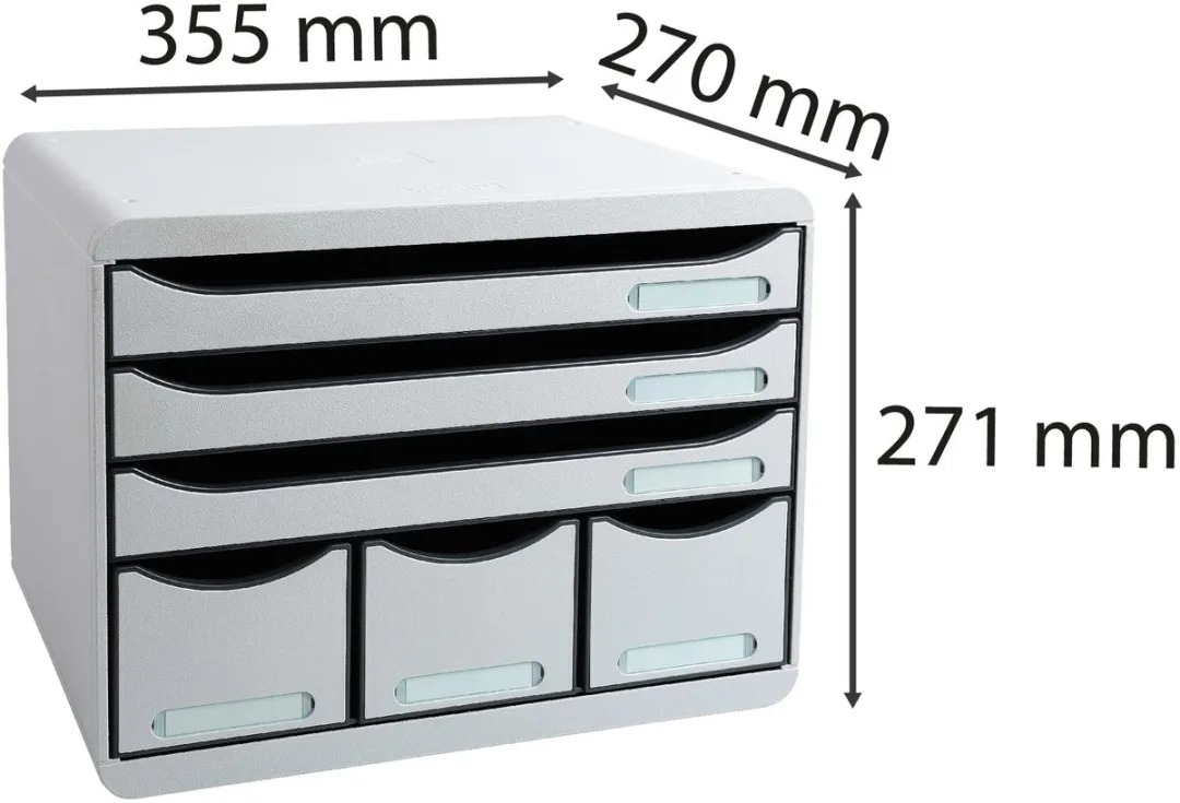 Exacompta Store-Box Maxi 306740D - Lichtgrijs