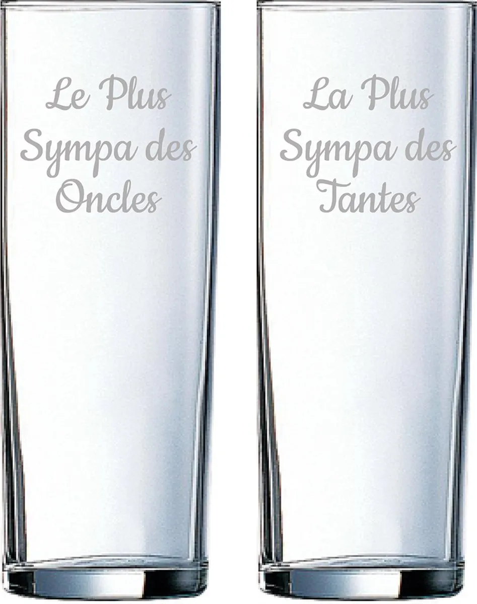 Arcoroc Longdrinkglas Le Plus Sympa des Oncles & Tantes