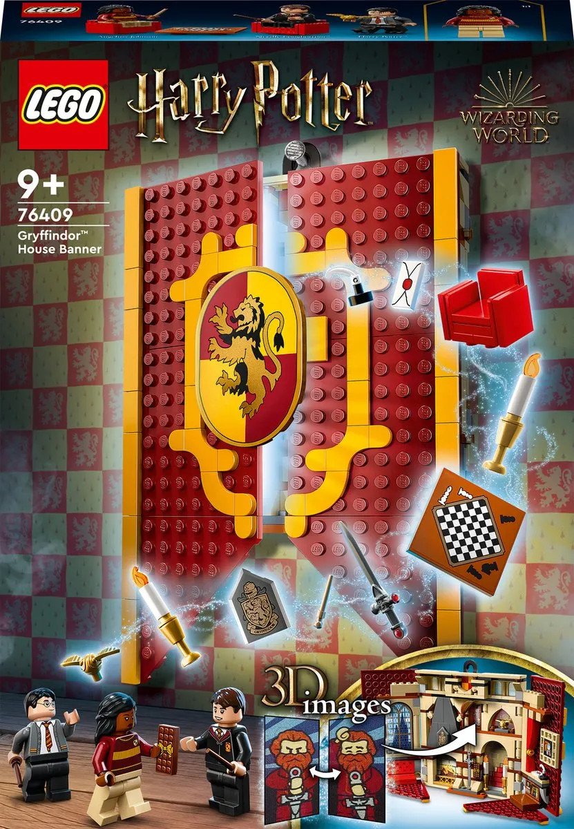 LEGO Harry Potter Griffoendor Huisbanner 76409 - 4 Minifiguren