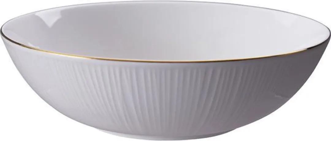 Tokyo Design Studio Nippon White Gold Rim Kom 21x6.3cm 1100ml