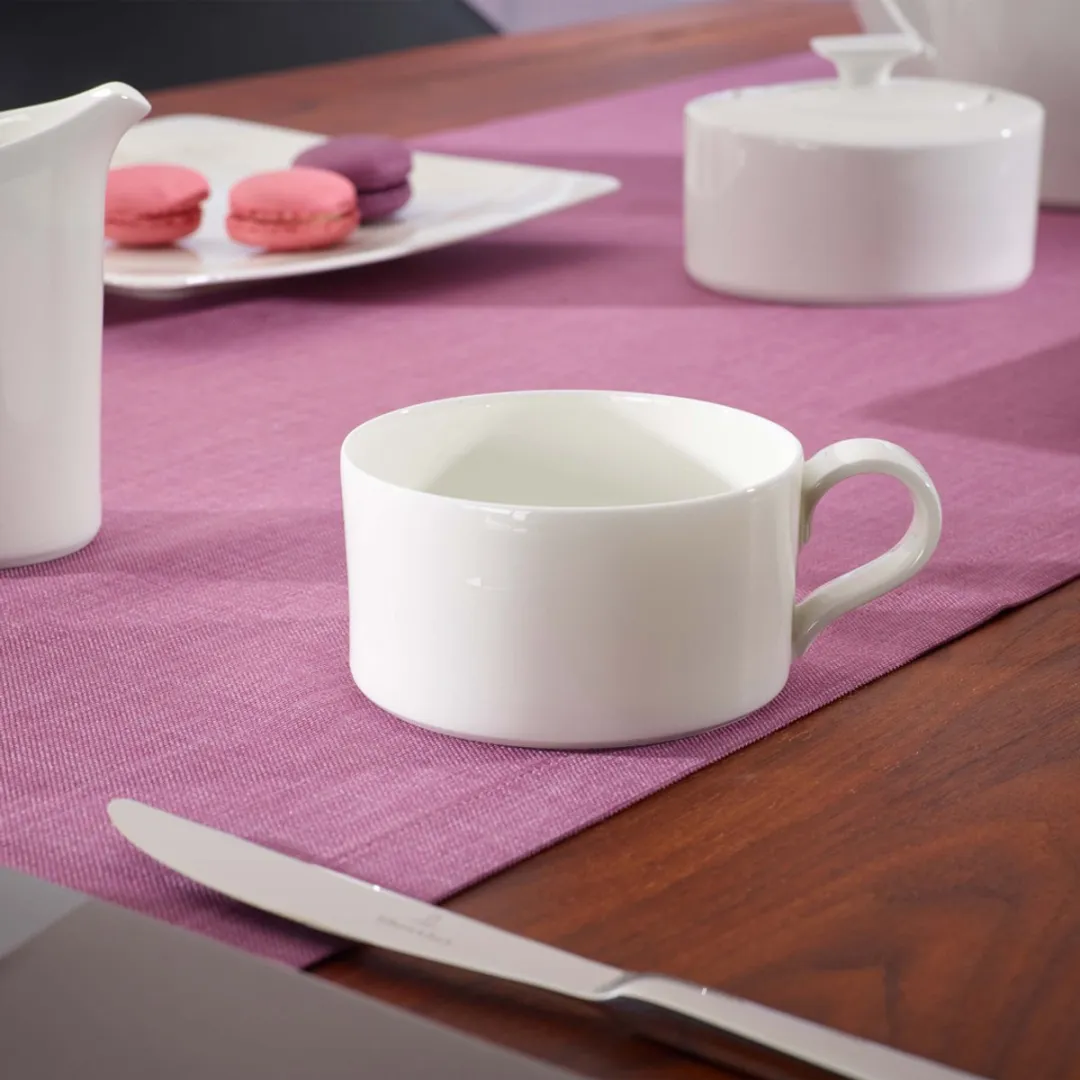 Villeroy & Boch Modern Grace Theekop + Schotel 150ml - Wit