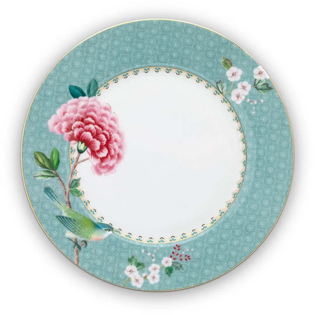 Pip Studio Blushing Birds Ontbijtset 3-delig - Blauw Porselein