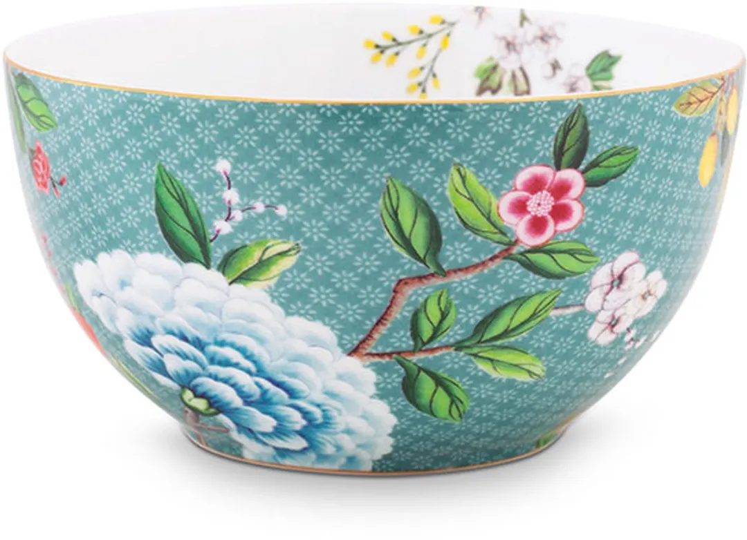 Pip Studio Blushing Birds Ontbijtset 3-delig - Blauw Porselein