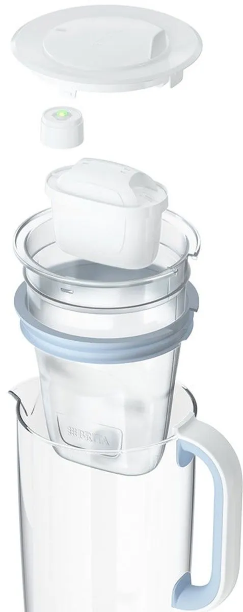 BRITA Glazen Waterfilterkan MAXTRA PRO 2.5L - Lichtblauw