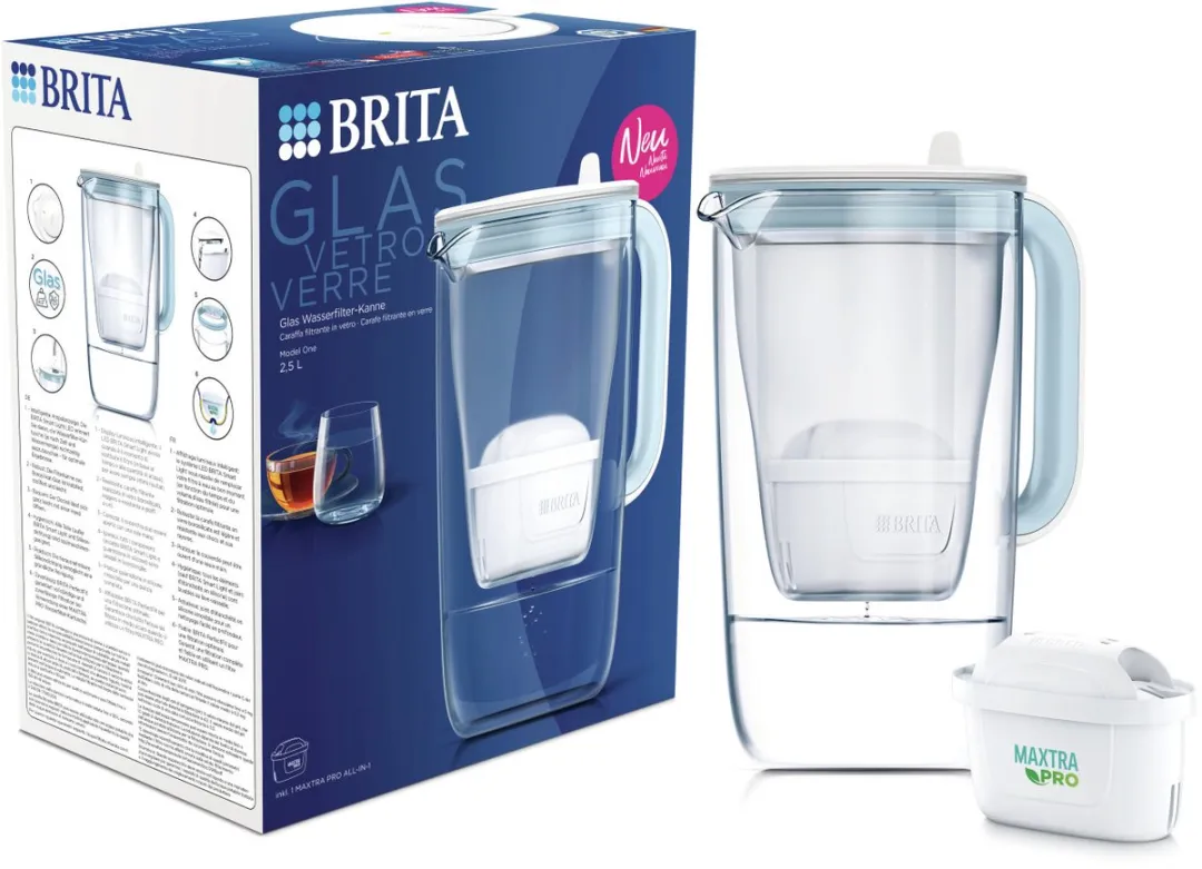 BRITA Glazen Waterfilterkan MAXTRA PRO 2.5L
