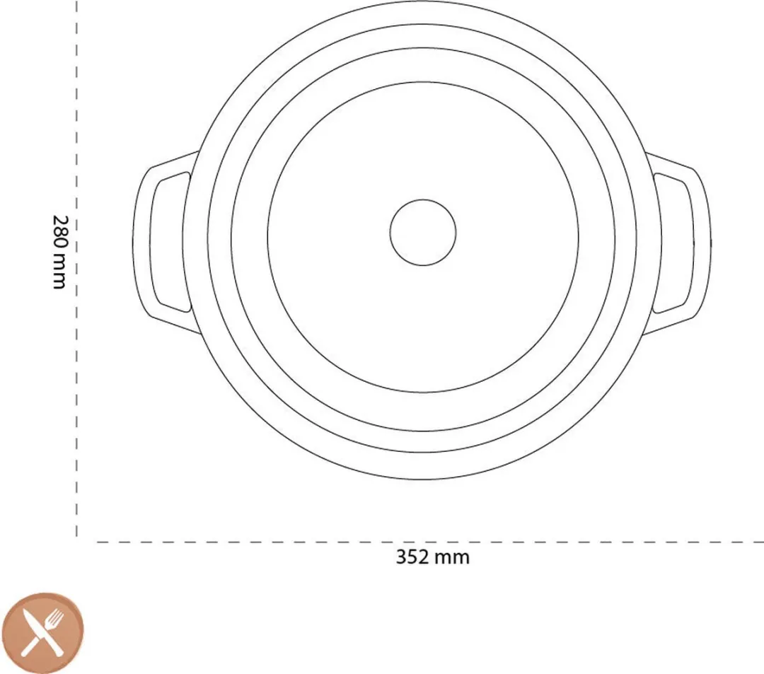 Staub La Cocotte Braadpan 28cm - Eucalyptus