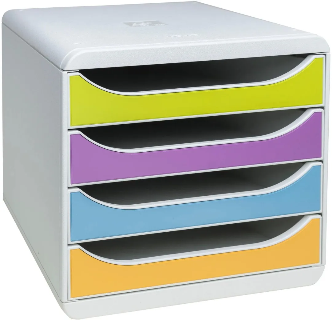 Exacompta Ladenbox Big Box 4 Lades - Geassorteerd