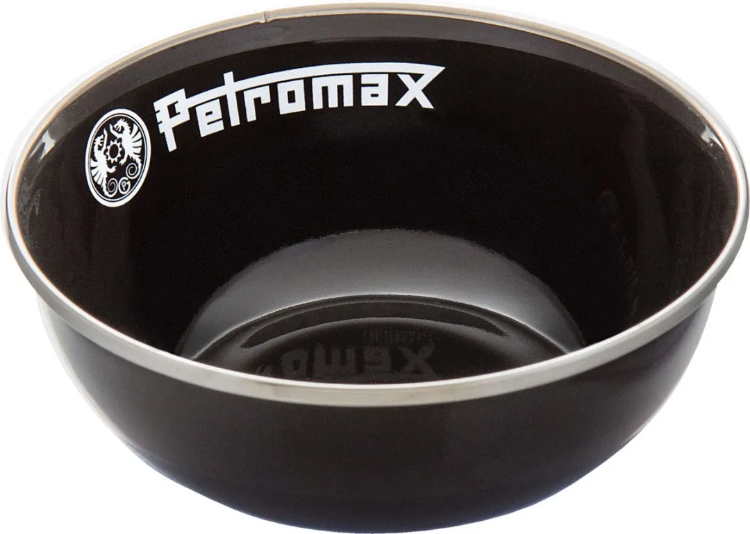 Petromax Emaille Kom 23cm - 2 Stuks - Zwart
