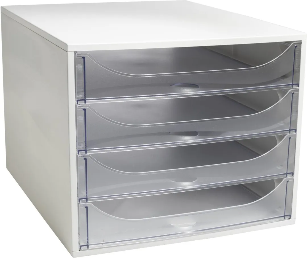 Exacompta ECOBOX Office Ladenblok 4 Laden - Transparant