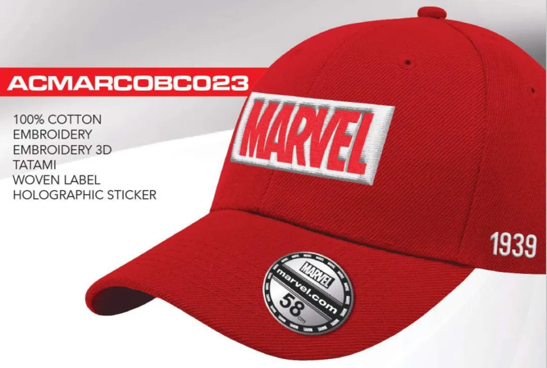 Marvel Baseball Cap - Rood