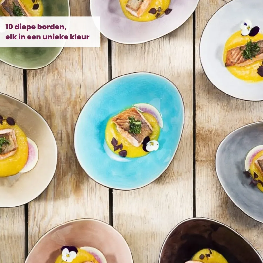 Cosy&Trendy Streetfood Diep Bord 19,5x16,5x5cm - 10 Stuks - afbeelding 6 van 6