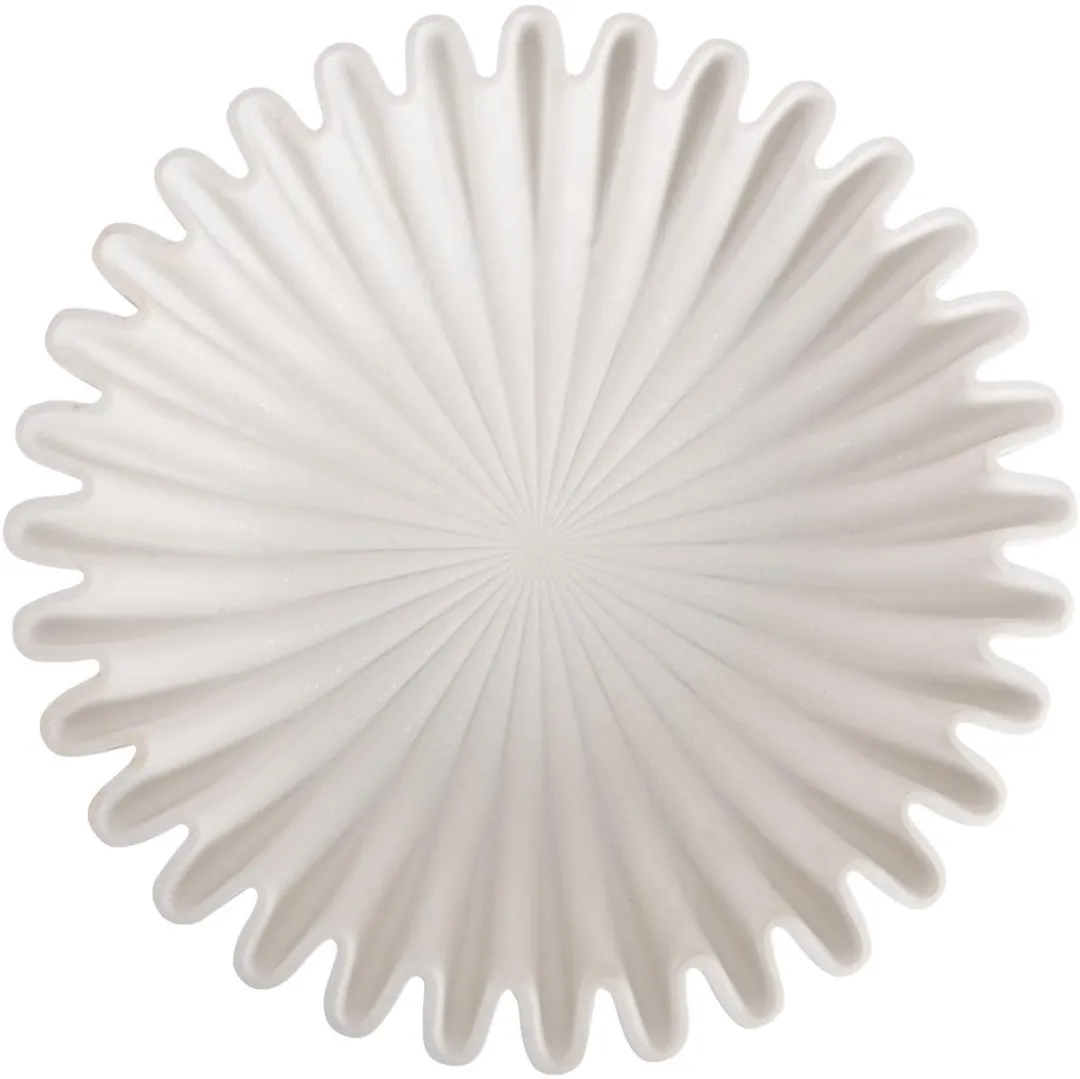 Present Time Schaal Wave - Wit Ø30cm