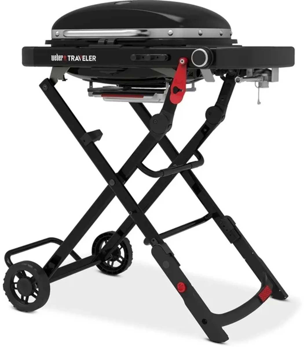 Weber Traveler Compact Gasbarbecue 4 Burgers - Zwart - afbeelding 6 van 6