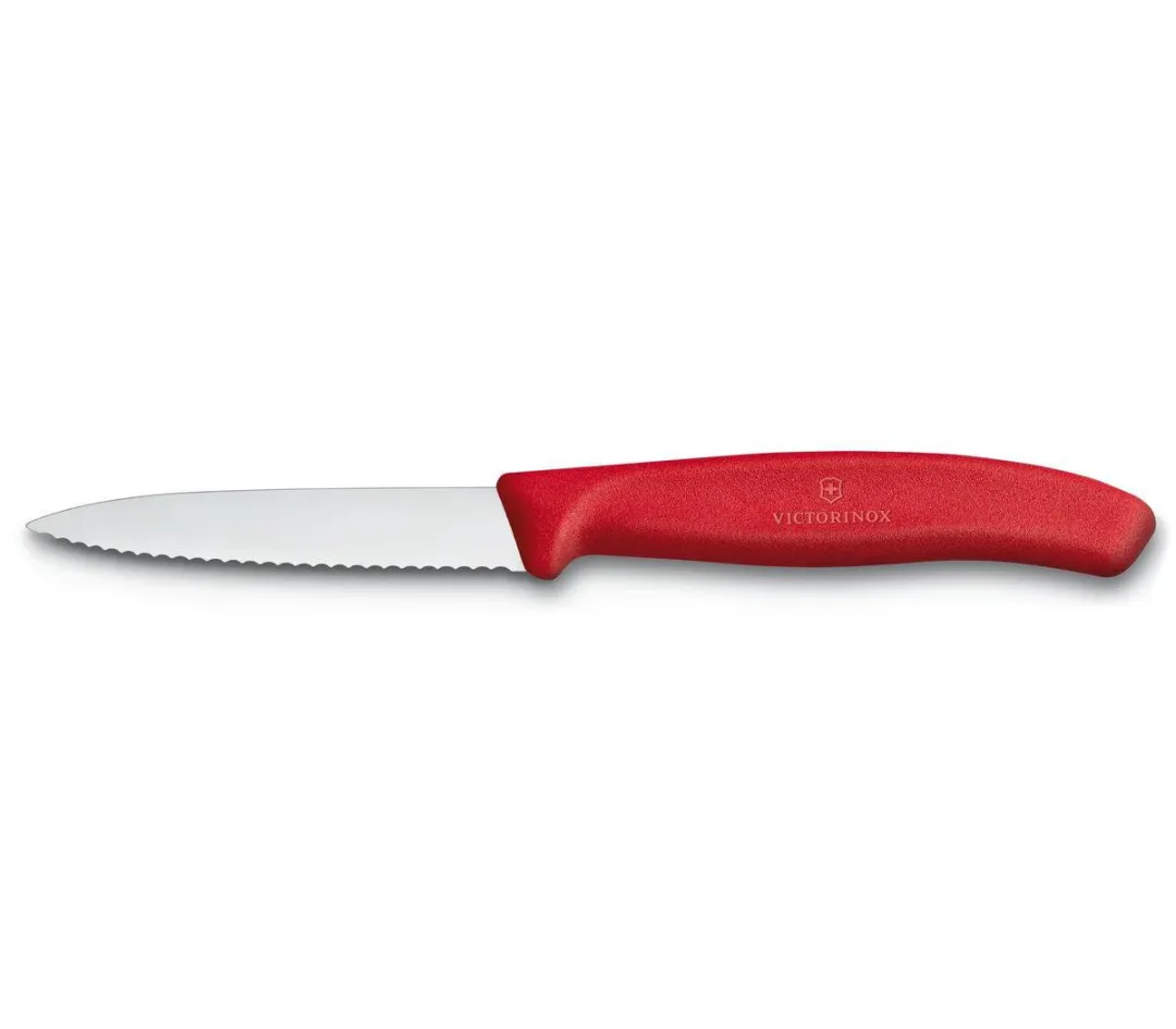 Victorinox SwissClassic Groentemes - 10 cm - Rood