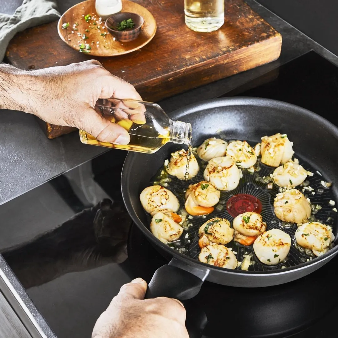 Tefal Unlimited G2559072 Pannenset - 2 Stuks Ø22/28cm - Inductie - Zwart