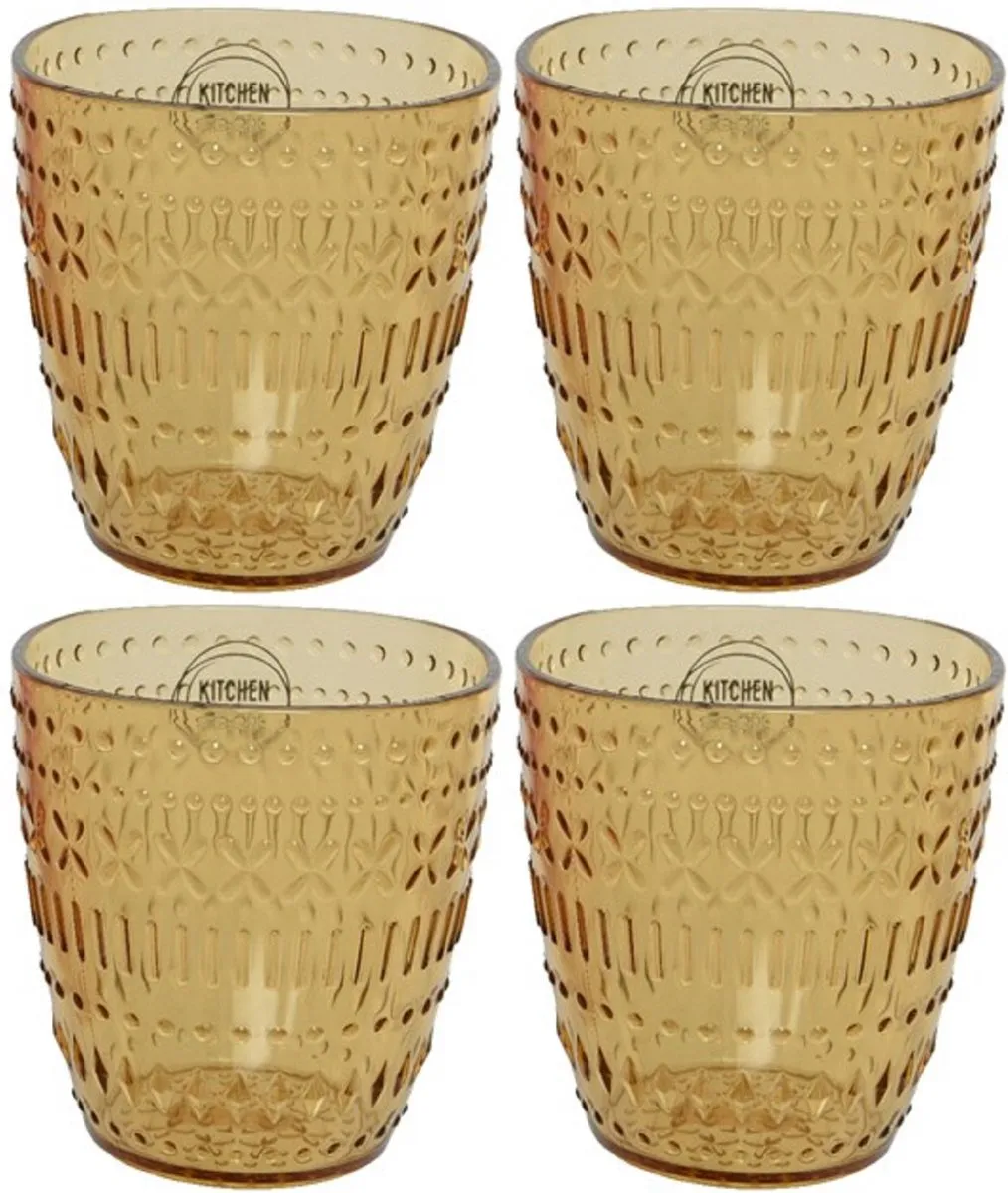 Decoris Drinkbekers Geel