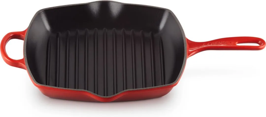 Le Creuset Vierkante Grillpan 26cm - Rood