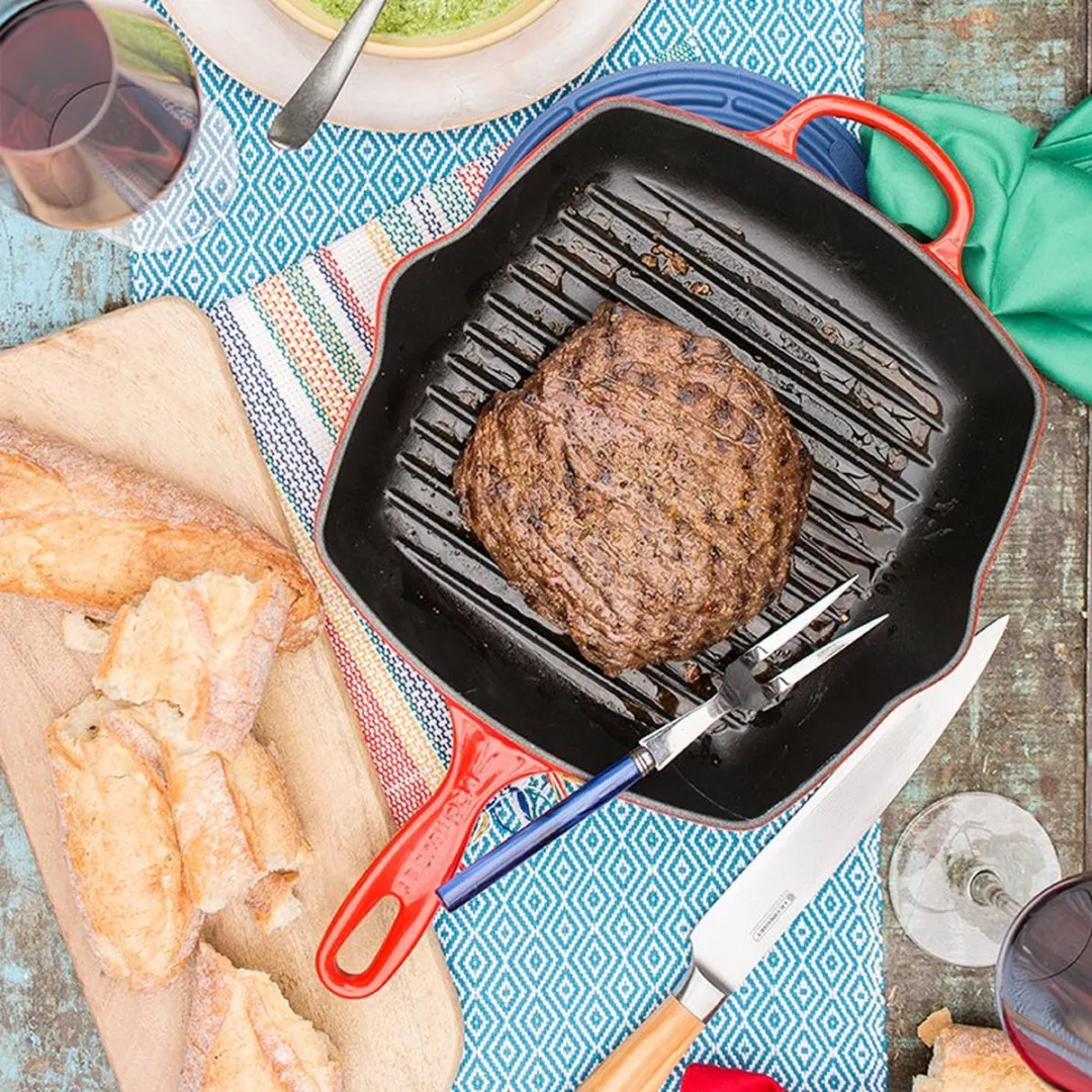 Le Creuset Vierkante Grillpan 26cm - Rood