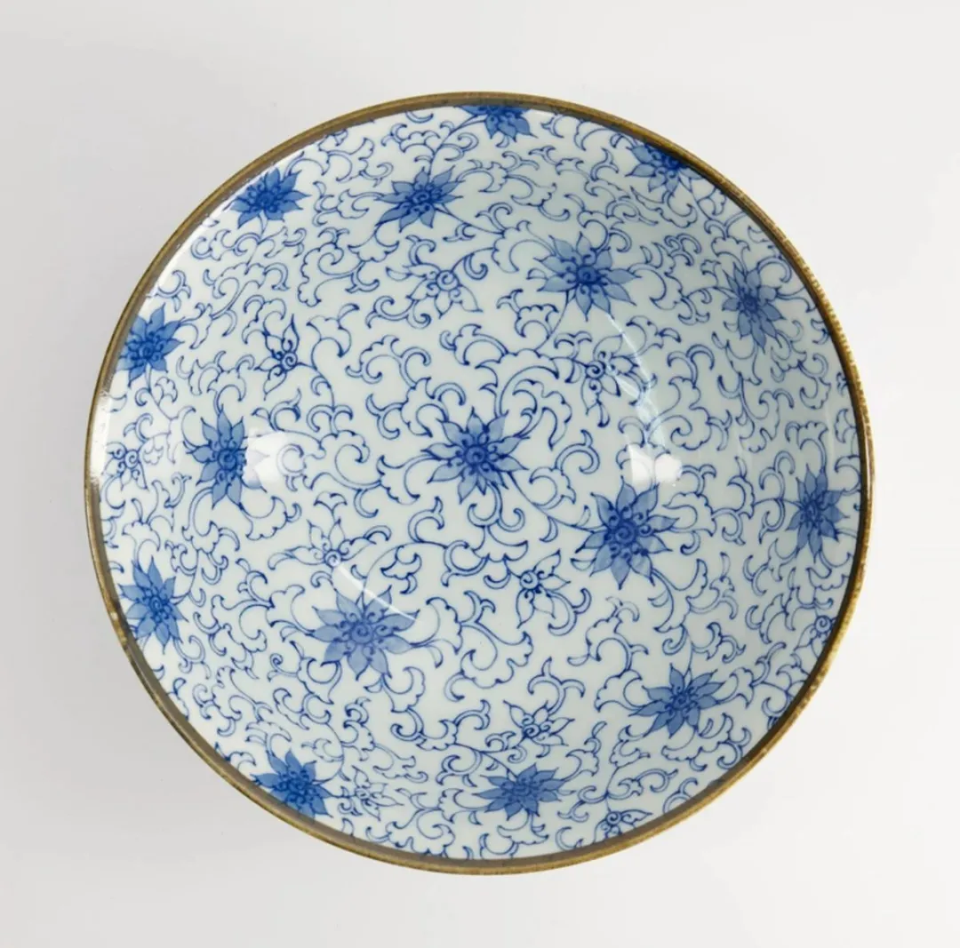 Tokyo Design Studio Mixed Bowls Kommenset 22528 - 2 Stuks - Blauw/Wit